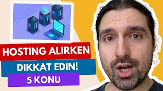 Hosting Alırken Nelere Dikkat Edilmeli? #reklam Hostinger'in destekler