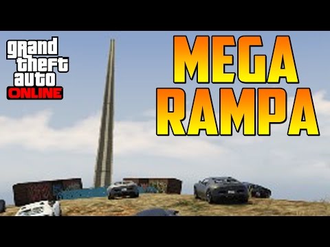MEGA RAMPA + CARRERA MAS LARGA!! - Gameplay GTA 5 Online Funny Moments