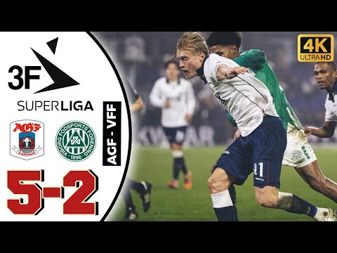 Aarhus AGF Vs Viborg FF 5-2 3F Superliga Highlights | Aarhus Viborg