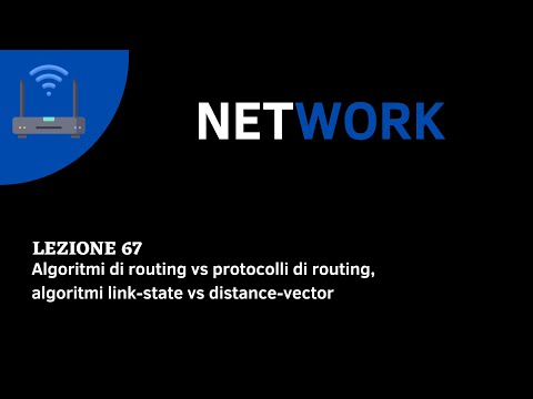NETWORK COURSE ITA-Lesson 67 Link-state and distance-vector routing algorithms, routing protocols