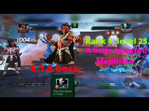 Rank 1 Mephisto can one-shot 6.1.5 Crossbones. Marvel Contest Of Champions.