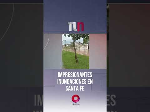 Así son las impresionantes inundaciones en el norte de Santa Fe