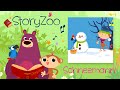 Schneemann Singe Zusammen Mit Toby Bax Und Pepper StoryZoo