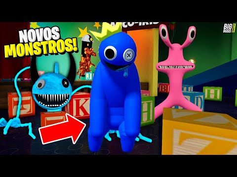 DESCOBRIMOS os NOVOS MONSTROS SECRETOS de RAINBOW FRIENDS 2 ROBLOX