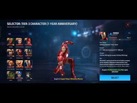 TOP CARECTERS RANKING FOR T3 SELECTER 💯😱  @MarvelFutureFight