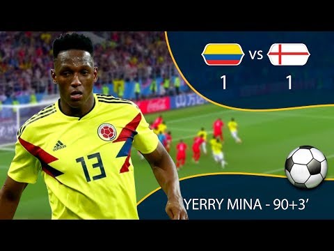 COLOMBIA VS INGLATERRA 1-1 | GOL YERRY MINA 90+3’ | MUNDIAL RUSIA 2018 ONLINE Y CASI EN DIRECTO