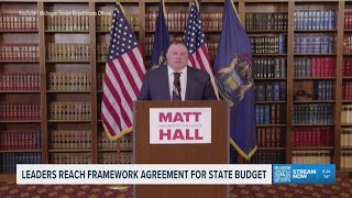Michigan Speaker of the House says state budget framework deal reached