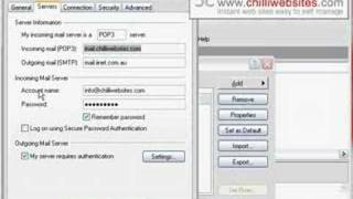 Support to fix a typical problem in Outlook Express setup