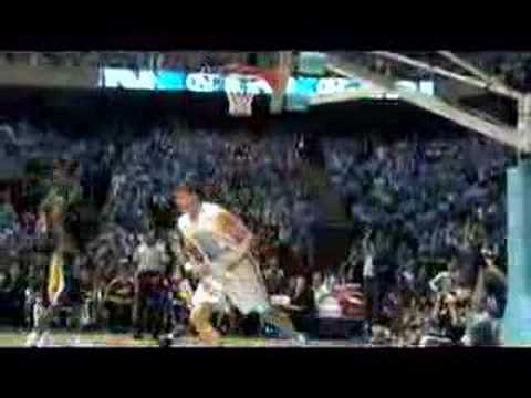 Tyler Hansbrough steal and 360 dunk