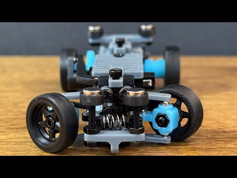 SNAP43 Functionality Demo- 1/43 RC Drift & Grip Chassis 3D Printed (works w/ Hot Wheels)