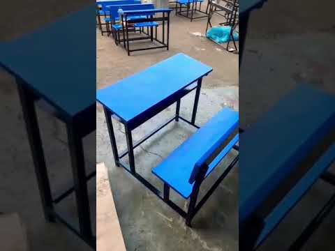 School Dual Desk Bench