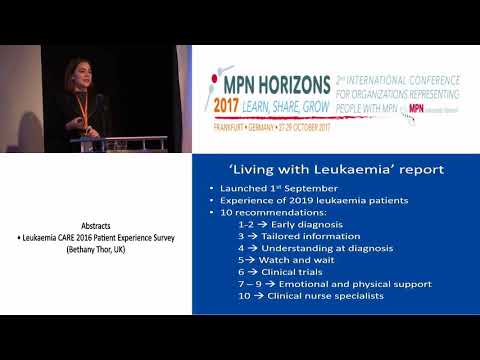 Leukemia CARE 2016 Patient Experience Survey - MPN Horizons 2017