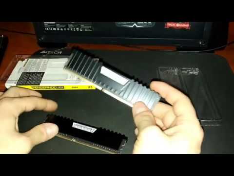 RAM CORSAIR DDR4 3000MHz 16GB Kit 2x8GB Vengeance LPX Juodas Skylake 1.35V XMP2.0 video