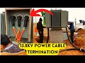Cable Termination In Panel | Terminate Medium Voltage Cable | Underground Cable Termination