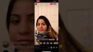 Jackie Figueroa Moaning on Instagram Live