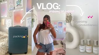 SPEND THE AFTERNOON W/ ME *packing for vacay, cleaning, productive*