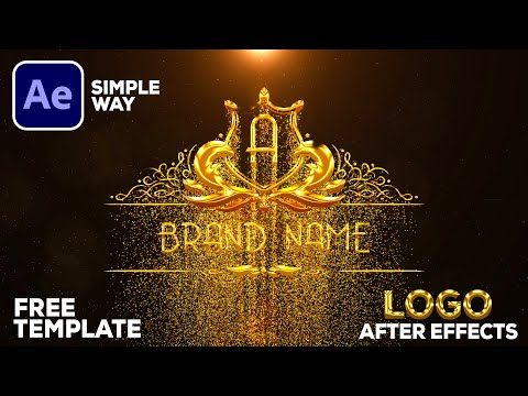 Easy After Effects Tutorial Particles Logo Text Animation Download Free Template