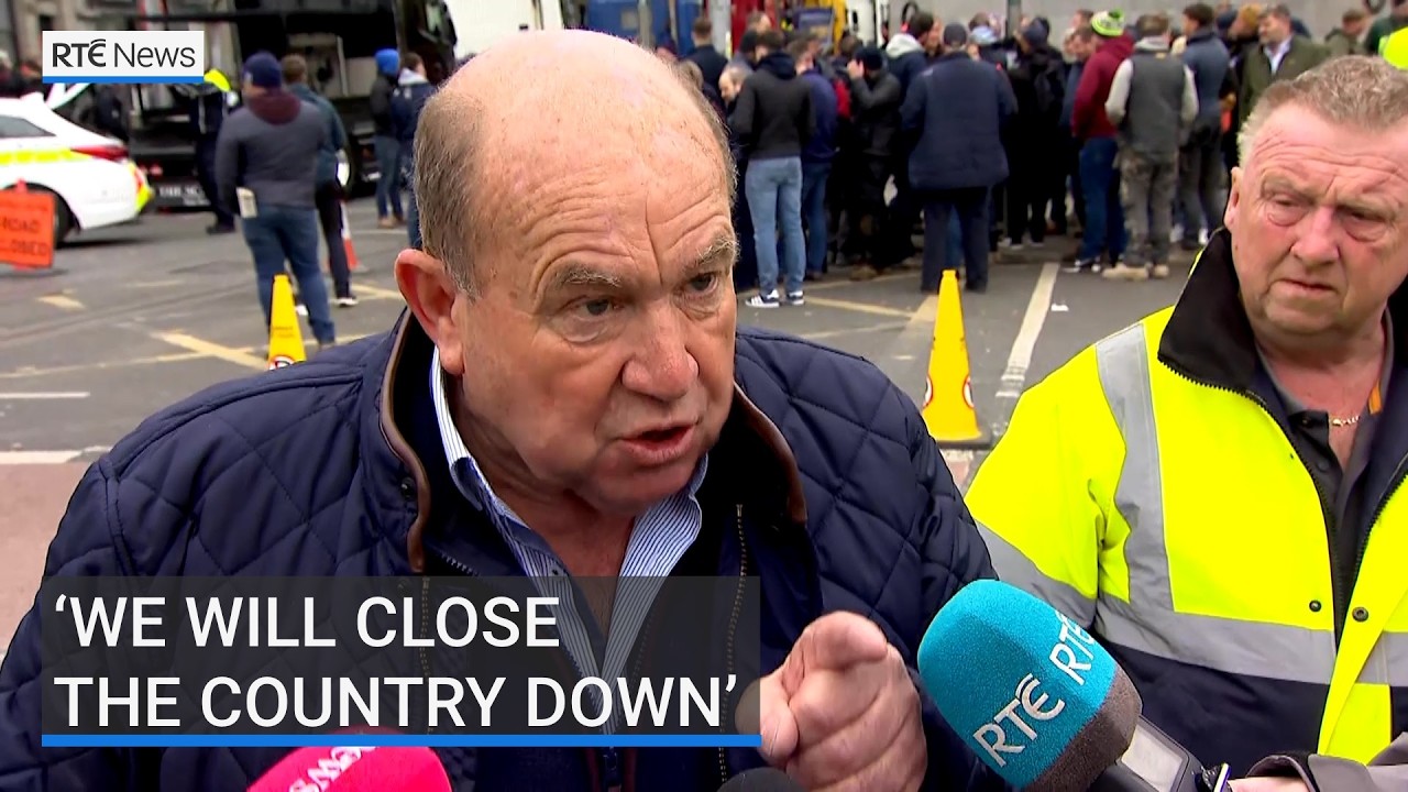 Fuel protesters warn blockades could continue for a month | RTÉ News