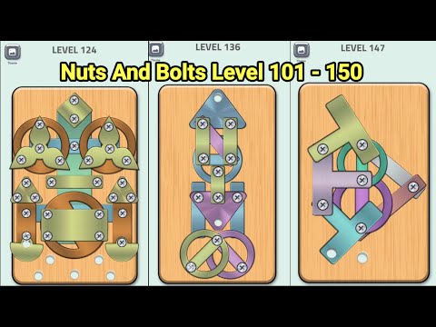 Nuts And Bolts Answers | All Levels | Level 101-150 - YouTube