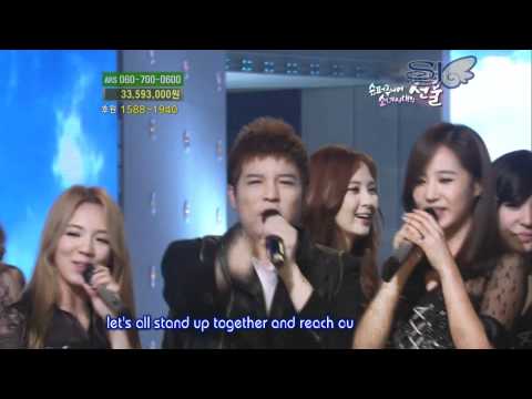 [Engsub] Super Junior & SNSD - Hope @ 110917 Love Request - Ending