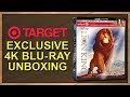 The Lion King 1994 Target Exclusive Signature Collection 4K 2D Blu Ray Unboxing