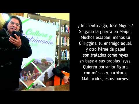Claudio Gajardo - "Más que José Miguel" (F. Carrasco, encarnando a M. Rodríguez"). Bib. de Navidad