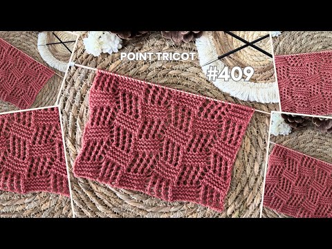 #409 Tutoriel TRICOT: Point express.FACILE & RAPIDE🧶@mailanec #tutorial #knitting #knittingpattern