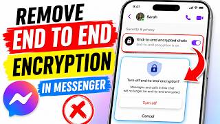 How to Remove End-to-End Encryption in Messenger (2026) | Messenger En