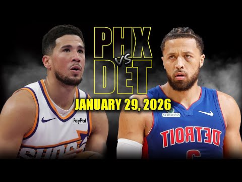 Detroit Pistons vs Phoenix Suns Full Game Highlights – January 29, 2026 | NBA Season