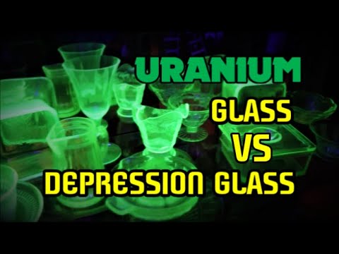 URANIUM GLASS VS DEPRESSION GLASS