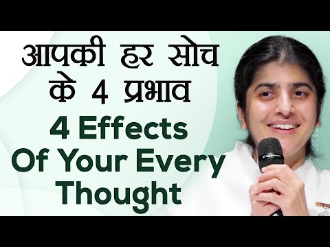4 Effects Of Your Every Thought: Ep 62: Subtitles English: BK Shivani