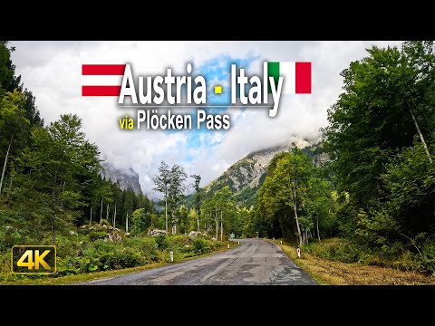 Driving from Austria 🇦🇹 to Italy 🇮🇹 via Plöckenpass | Drive from Lienz Austria to Paluzza Italy