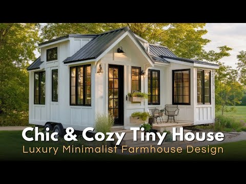 Luxury Tiny House 2025: High-End Minimalist Chic Farmhouse