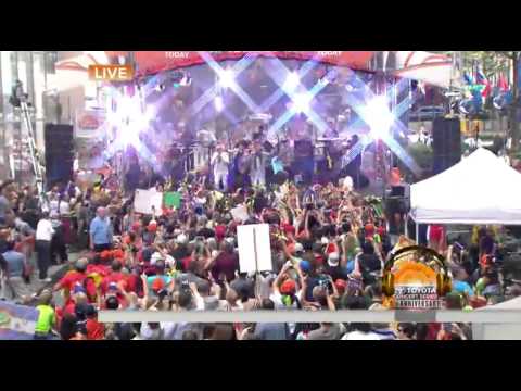 Shaggy ft Costi Mohombi Rayvon - I Need Your Love Live on Today Show 07.07.2015