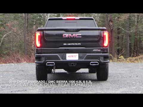 MBRP 2.5" Cat-Back Exhaust for 2019+ Chevy Silverado / GMC Sierra 4.3L & 5.3L 1500 Dual Rear Exit