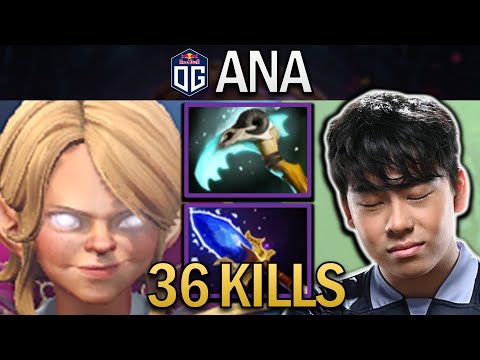OG.ANA SMURF INVOKER WITH 36 KILLS - DOTA 2 7.31B GAMEPLAY