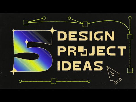 5 Graphic Design Projects for ALL Skill Levels!