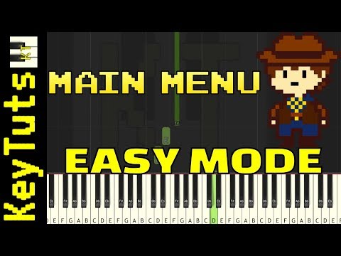 Learn to Play Main Menu 01 from Undertale Yellow - Easy Mode