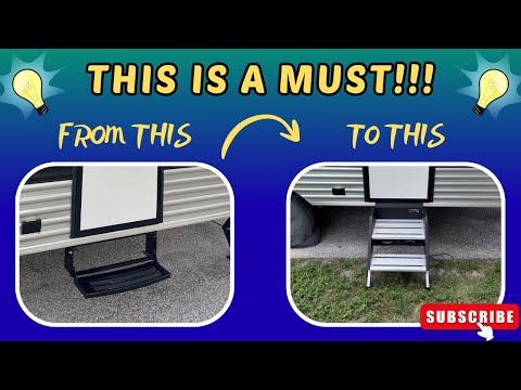 DIY Lippert Solid Step Installation | Camper Upgrade