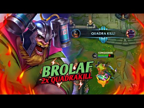 OLAF GOES BRRRRR!!! (22 KILLS) MUST TRY BUILD AND RUNES - Wildrift