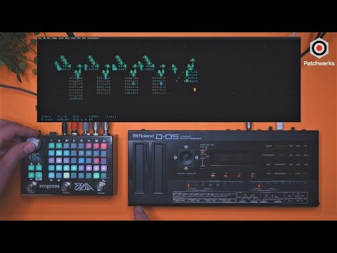 Live coding: Roland D-05 and the Empress Zoia