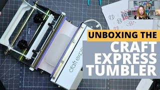 Unboxing a Craft Express Tumbler Press & How To Use the Press To Sublimate a Tumbler