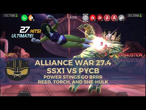 Alliance War 27.4 - SSx1 vs PYCB: Power Stings Go Brrr