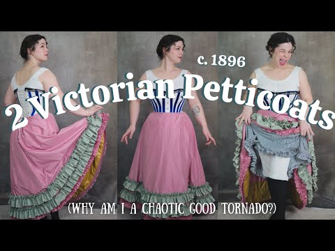 I Made Late Victorian Petticoats Using 1890s Ladies' Home Journal Instructions | Historical Sewing