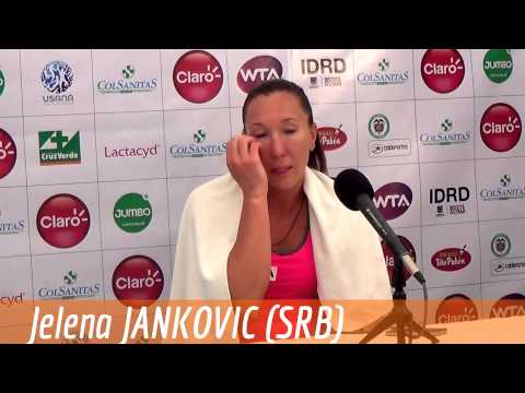 JANKOVIC, WTA Bogota 2014 (def 64 63 Shapatava)