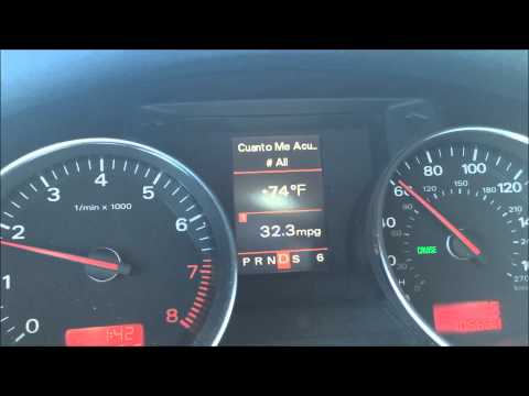 A8L 4.2L Gas Mileage After NGK Iridium Spark Plugs Replacement