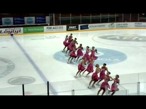 A-Ässät - Lukko 9.12.2014. Team Motionin muodostelmaluisteluesitys 1.erätauolla.