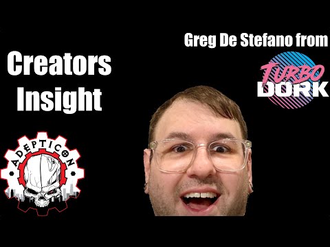 AdeptiCon 2024 - Creators Insight - Turbo Dork Greg De Stafano
