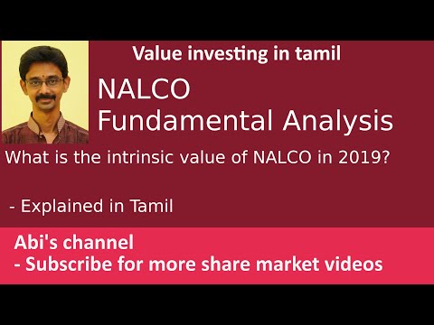 NALCO Fundamental Analysis | What is the intrinsic value in 2019?| Explained in Tamil