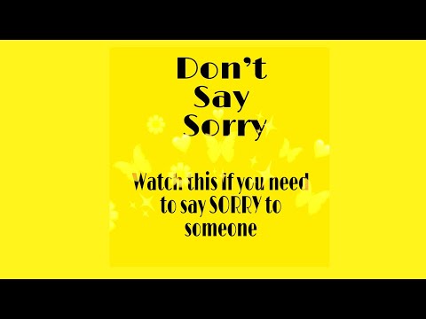 Ways To Say Sorry/ Learning English Vocabulary 📓📋